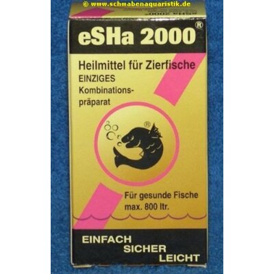 eSHa 2000 20ml-Fläschchen Kombinationspräparat für 18 verschiedene Fischkrankheiten