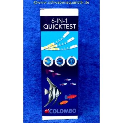 Colombo Aqua 6-in-1 Quicktest- 50Streifen