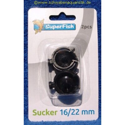 SF Saugnapf mit Halteklammer 16/22  (2Stück)