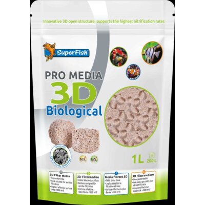 SF Pro Media 3D Biologisches Filtermedium 1Liter